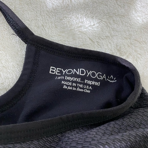 BEYOND YOGA Dark Gray Fitted Tank Top - Picture 3 of 4